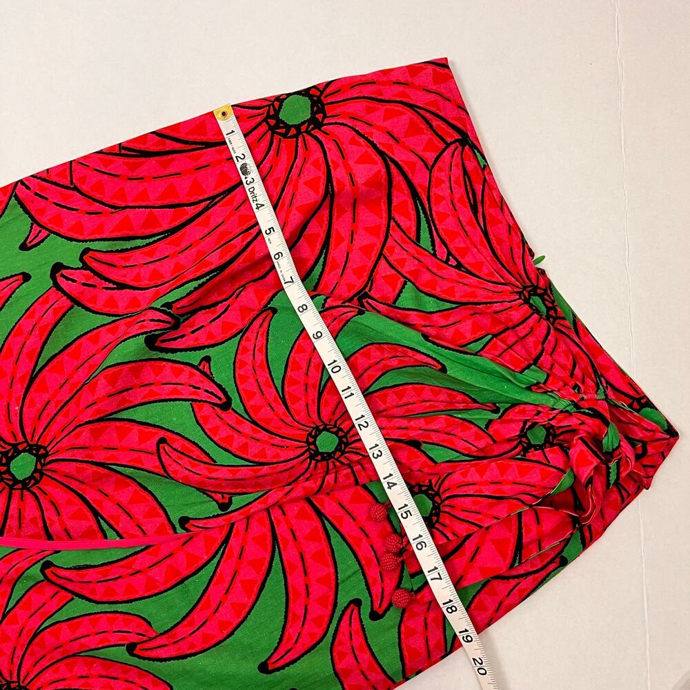 FARM Rio Red and Green Floral Midi Skirt - Picture 13 of 15